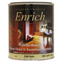 Enrich Varnish and Floor Finish Interior Polyurethane Satin, Gloss