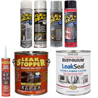 Flexible rubber spray sealants, Leak Stop, Spray Rubber, Laek Stopper, Leakseal, Flex Seal