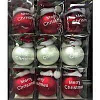 Glass or hand blown Christmas Tree Ornaments