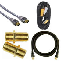 HDMI, Coaxial, Coax Cable, Audio, S-Video, Video Cables, and Components