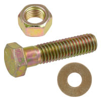 Grade 8 Bolts, washers, and nuts