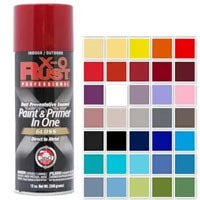 X-O Rust Rust- Preventative direct-to-metal paint and primer in one Interior and Exterior Oil Flat, Satin, Gloss