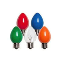 Replacement Light Bulbs for Christmas C9 Ceramic Lights