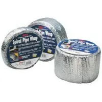 Pipe Wrap Insulation Rolls, Foil and Fiberglass