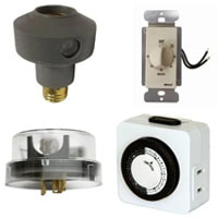 Electrical Wiring Sensors, Motion Detectors, ​ and Daylight Controls, Dusk to Dawn