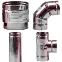 Pellet Stove Pipe, Model Vp, Type L Vent, Pipe and Fittings