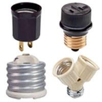 Electrical Wiring Lamp Socket Power Adapters