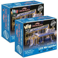 Commercial-Grade Mini Christmas Icicle Light Sets
