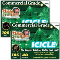 Commercial-Grade M8 Christmas Icicle Light Sets
