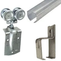 Barn Door Hardware Track, and Latches