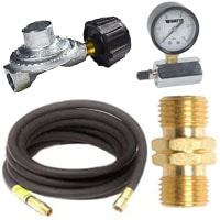 Adapters, Hoses, Fittings, and Regulators for Propane Heaters and Lp Tanks