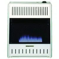 Vent Free Blue Flame Wall Heater, Dual Fuel, Natural Gas, Lp Gas
