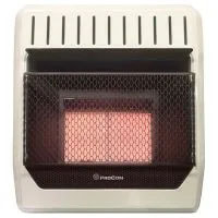 Vent Free Infrared Wall Heater, Dual Fuel, Natural Gas, Lp Gas